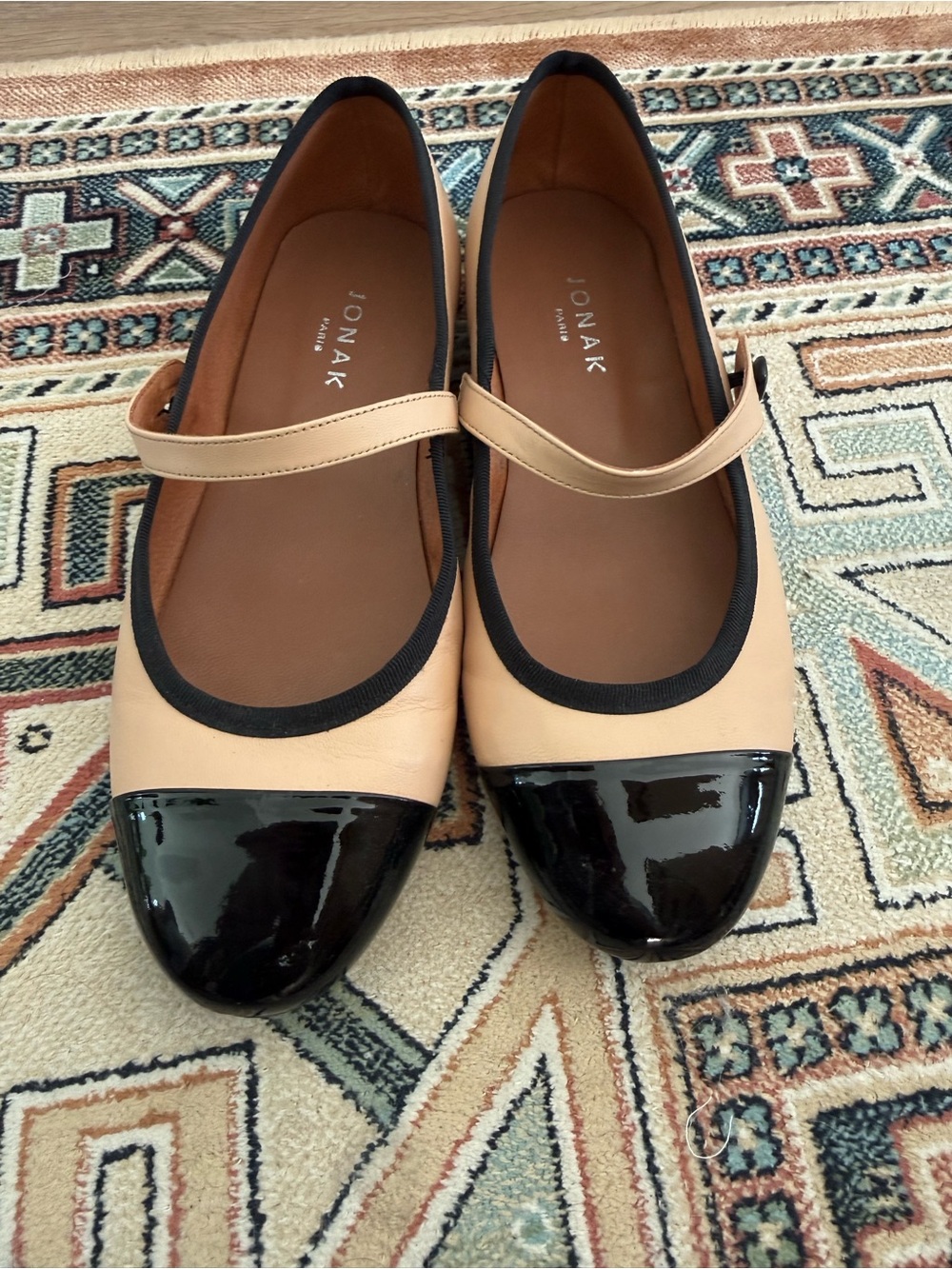 Jonak Paris "Dreux" Mary Jane ballet flats size 38